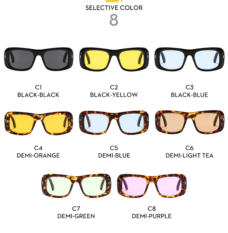 Simple Style Geometric Ac Square Full Frame Glasses display picture 14