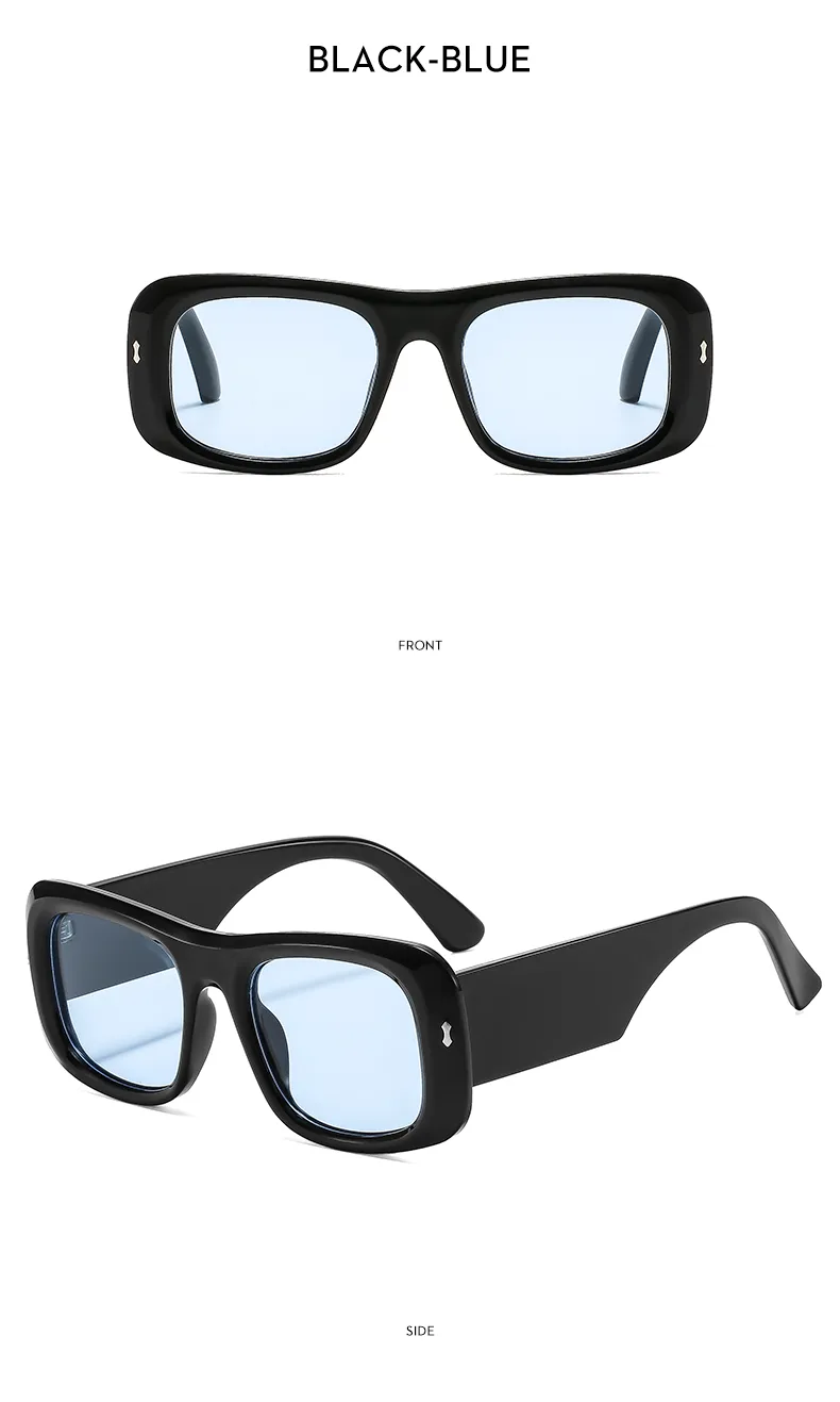 Simple Style Geometric Ac Square Full Frame Glasses display picture 13