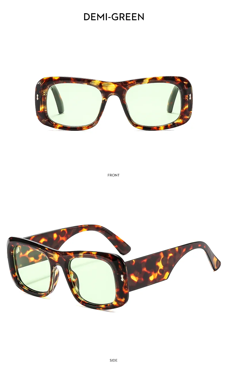Simple Style Geometric Ac Square Full Frame Glasses display picture 17