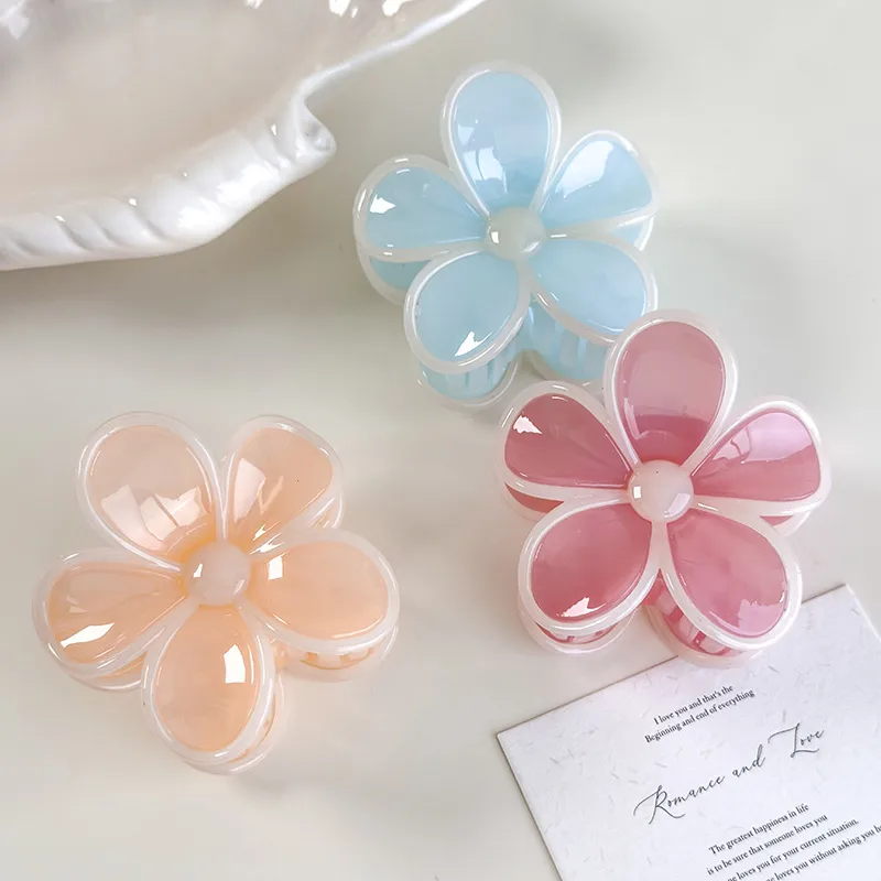 Women's Elegant Cute Sweet Plumeria Acrylic Hair Claws display picture 15