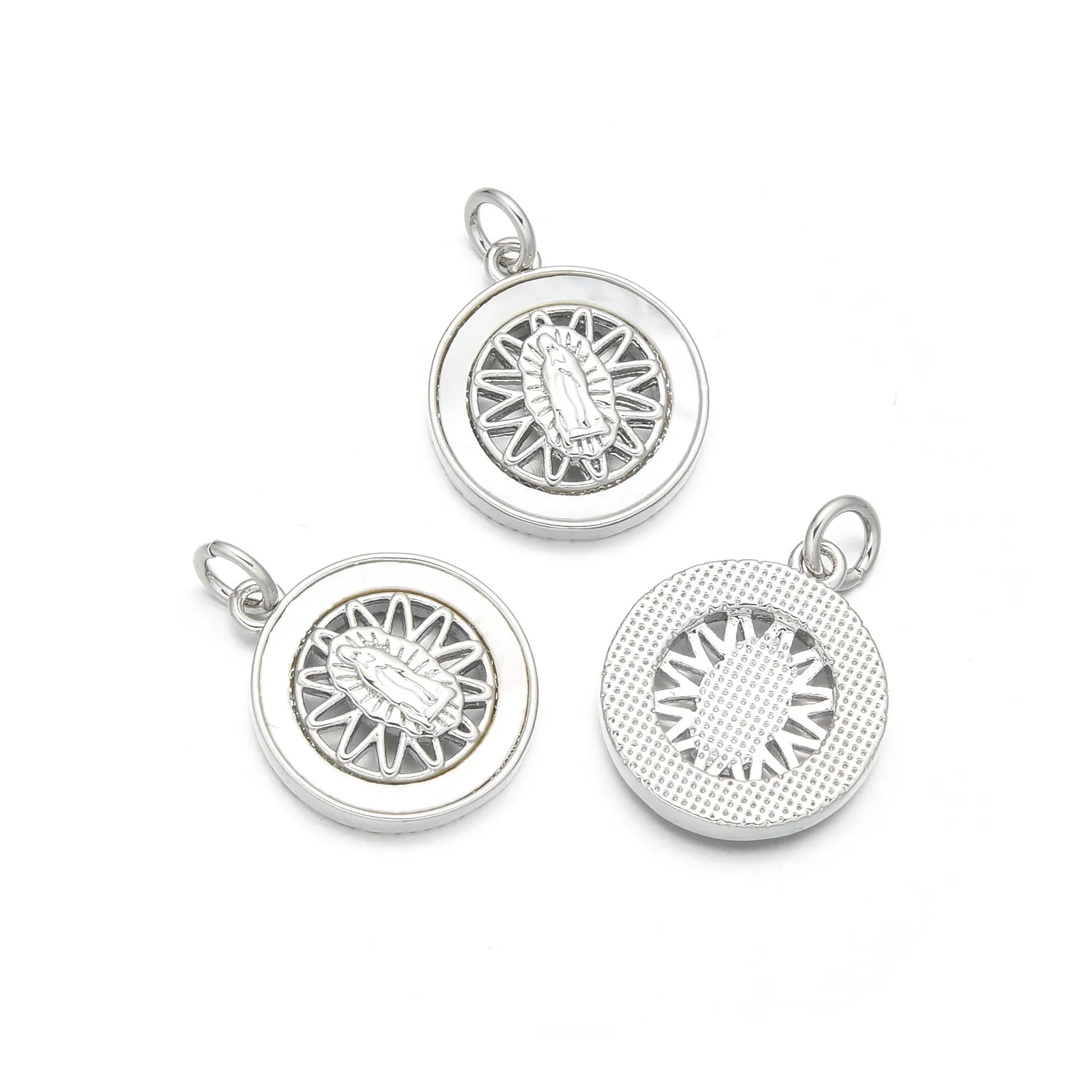 Basic Solid Color Copper Plating Zircon 18K Gold Plated Charms display picture 6