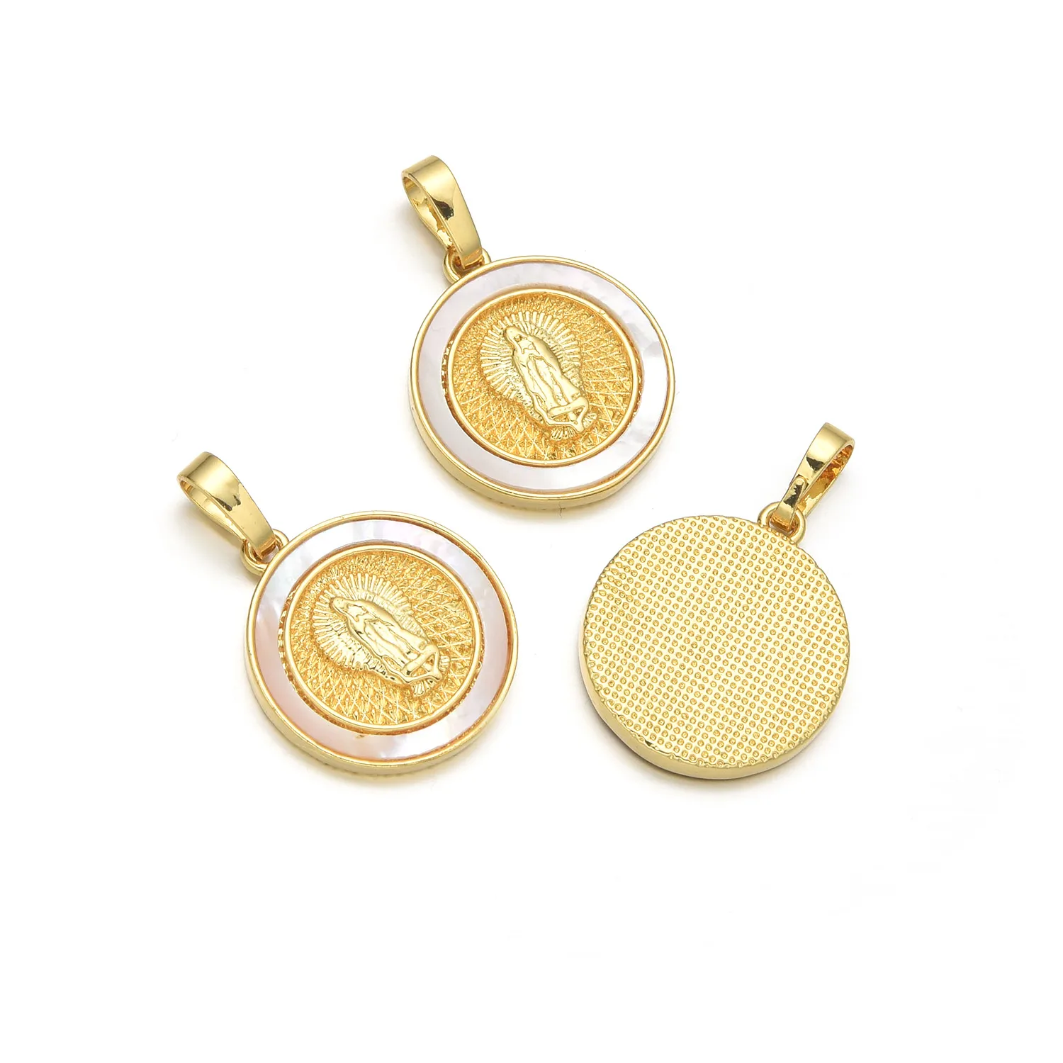 Basic Solid Color Copper Plating Zircon 18K Gold Plated Charms display picture 7