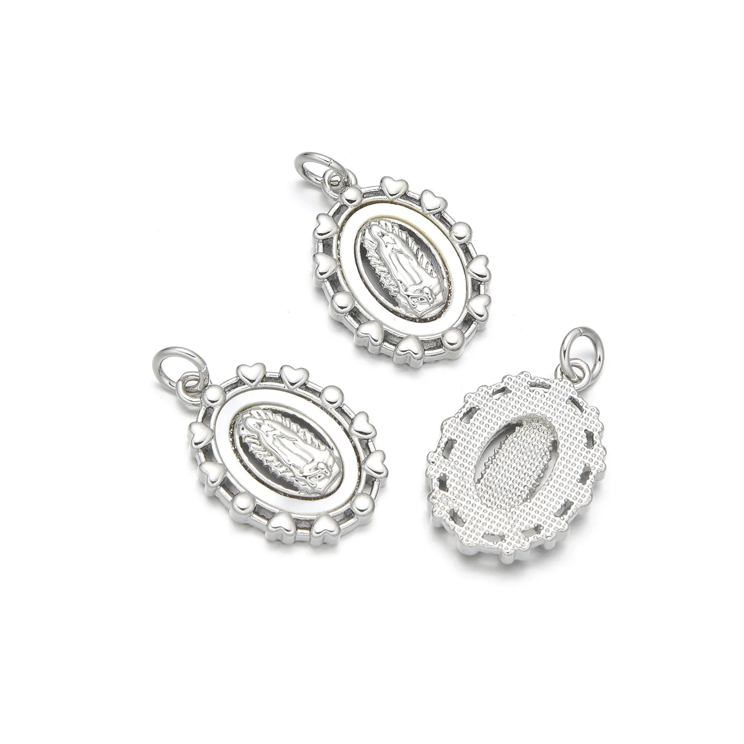 Vacation Classic Style Virgin Mary Copper Plating Zircon 18K Gold Plated Charms display picture 4