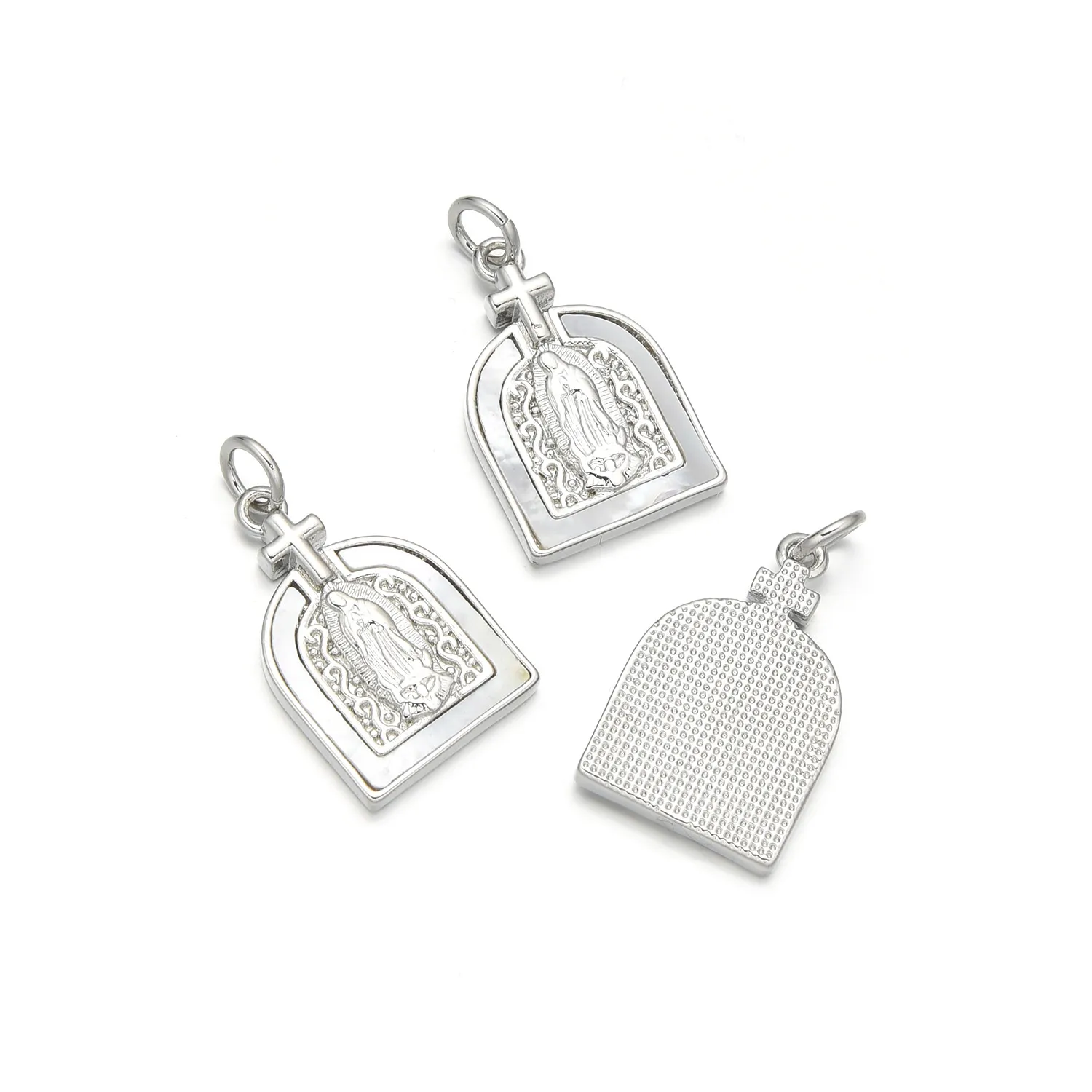 Vacation Classic Style Virgin Mary Copper Plating Zircon 18K Gold Plated Charms display picture 6