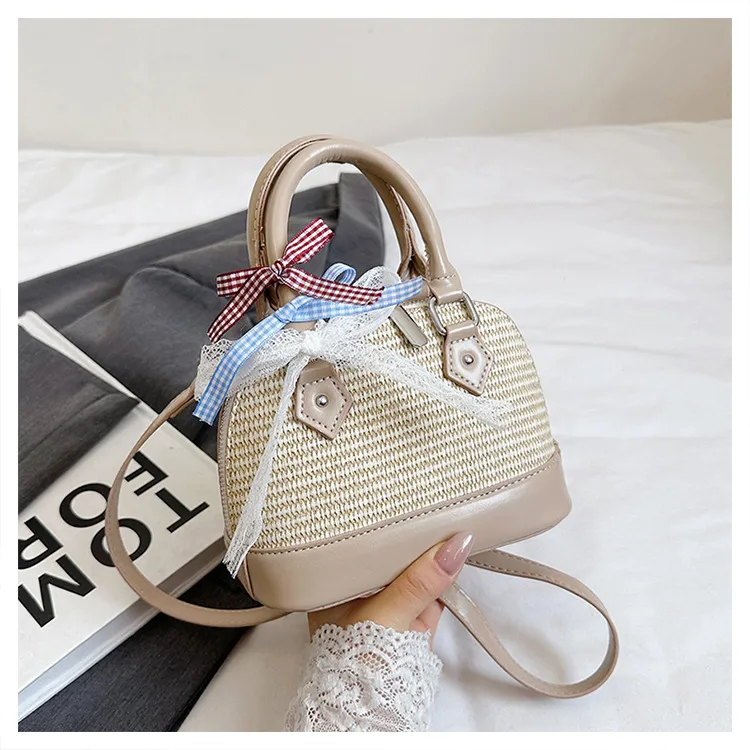 Women's Pu Leather Bow Knot Streetwear Shell Zipper Shoulder Bag display picture 9