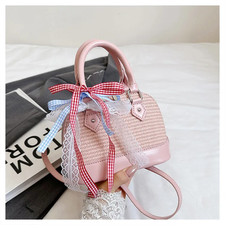 Women's Pu Leather Bow Knot Streetwear Shell Zipper Shoulder Bag display picture 10