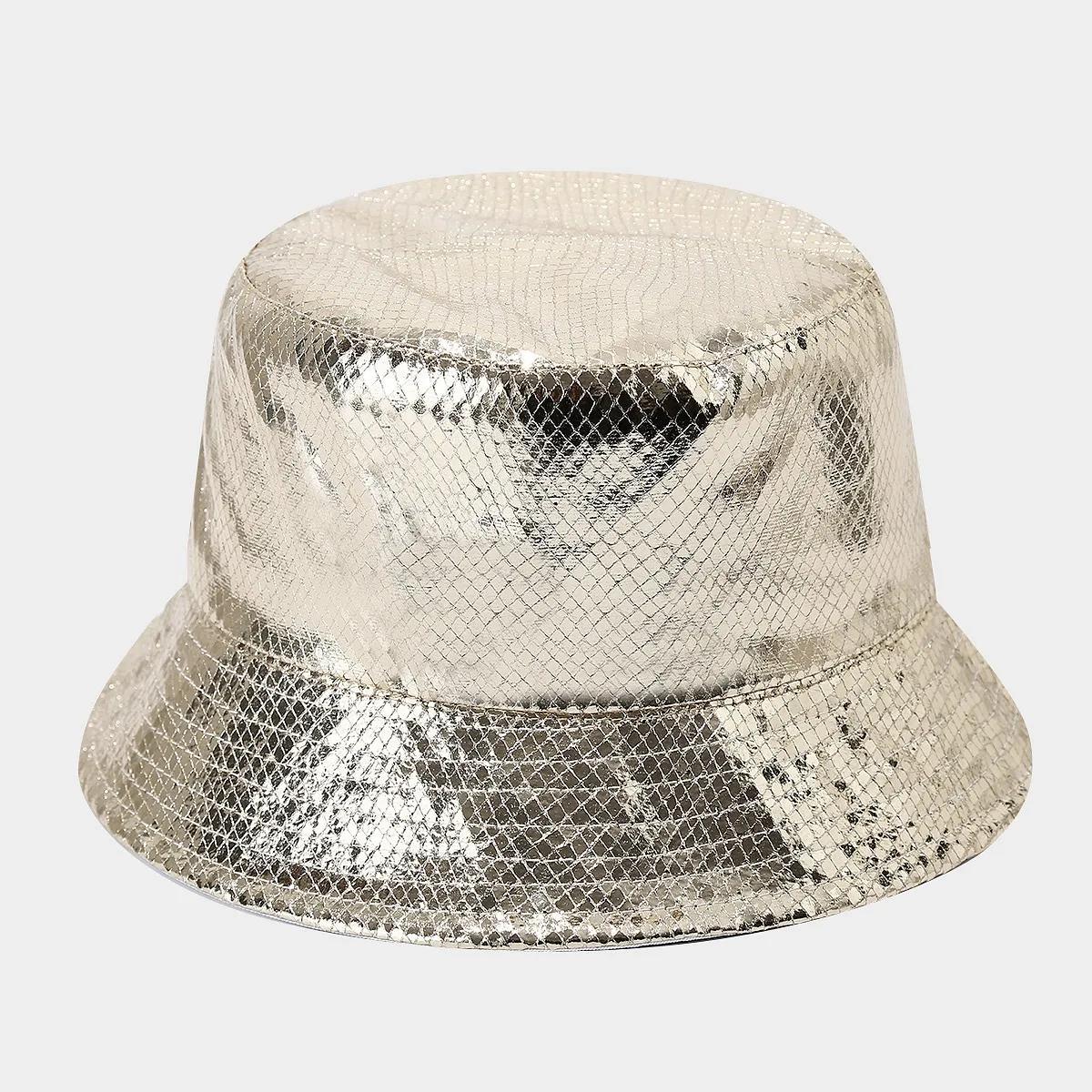 Unisex Casual Elegant Simple Style Solid Color Curved Eaves Bucket Hat display picture 8