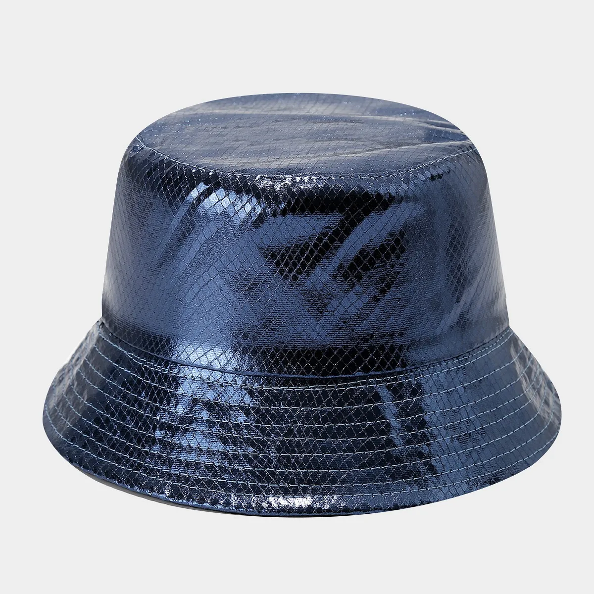 Unisex Casual Elegant Simple Style Solid Color Curved Eaves Bucket Hat display picture 5