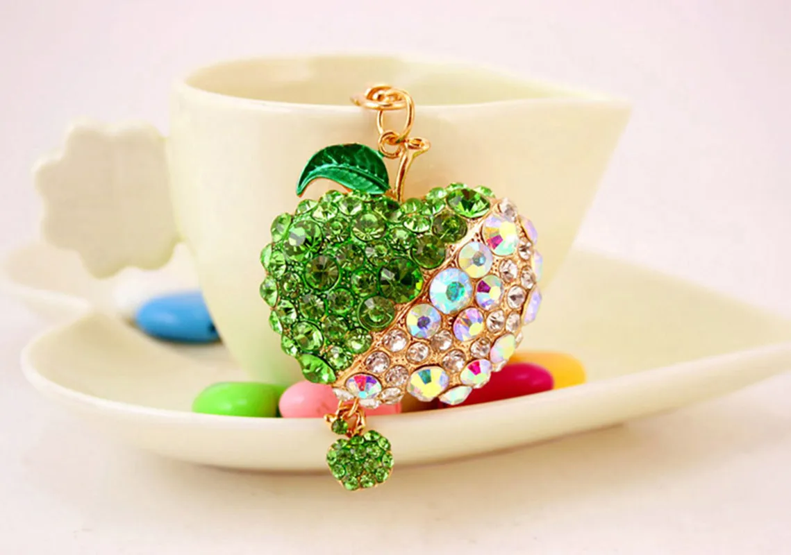 Cute Pastoral Apple Alloy Unisex Keychain display picture 6