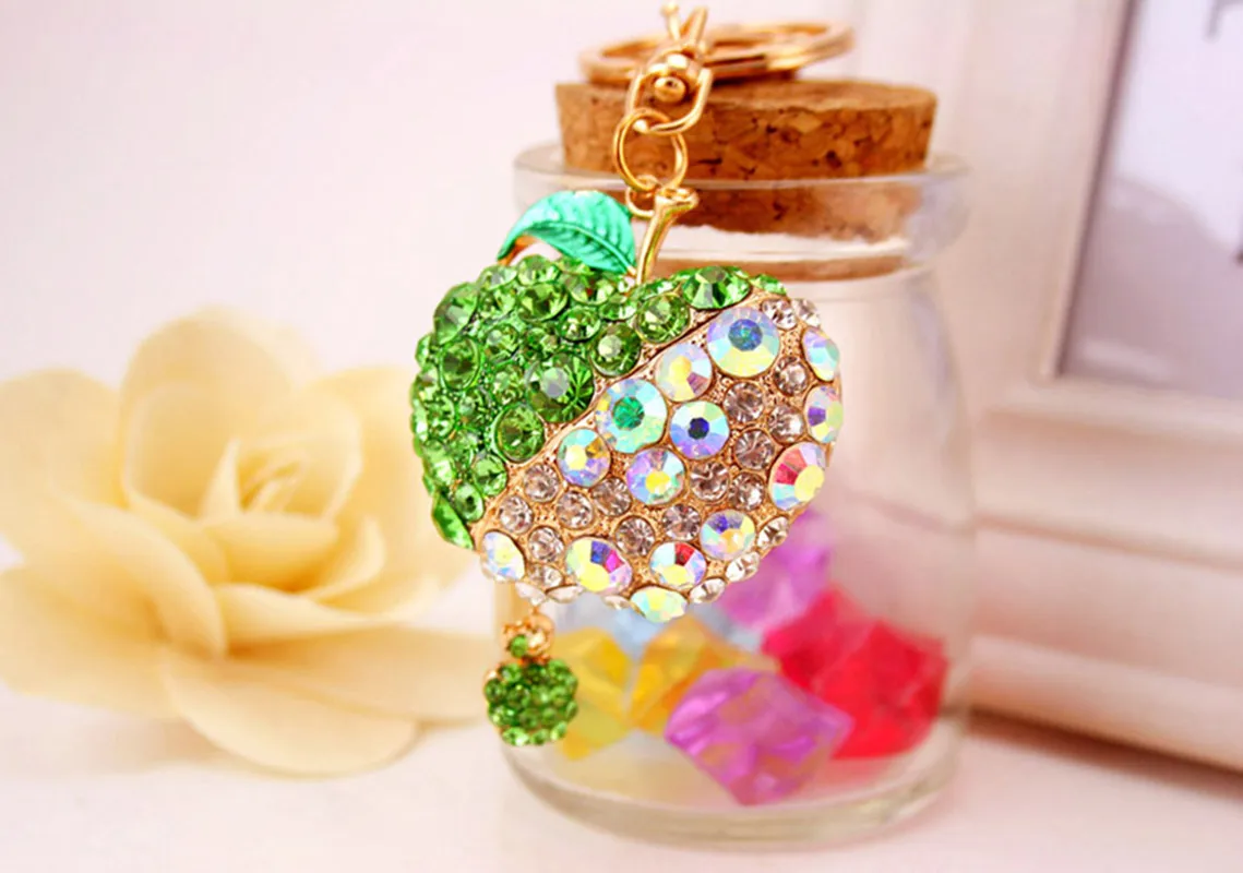 Cute Pastoral Apple Alloy Unisex Keychain display picture 10