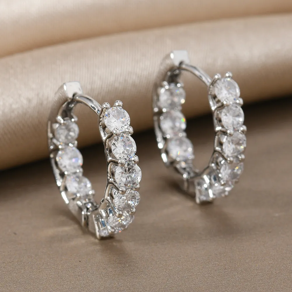 1 Pair Elegant Classic Style Geometric Alloy Earrings display picture 3