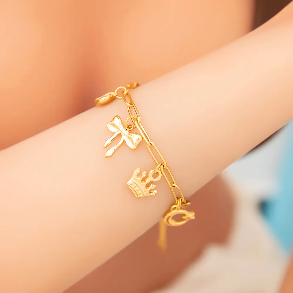 Elegant Classic Style Starfish Pearl Fish 304 Stainless Steel Women's Multi Charms Bracelet display picture 18