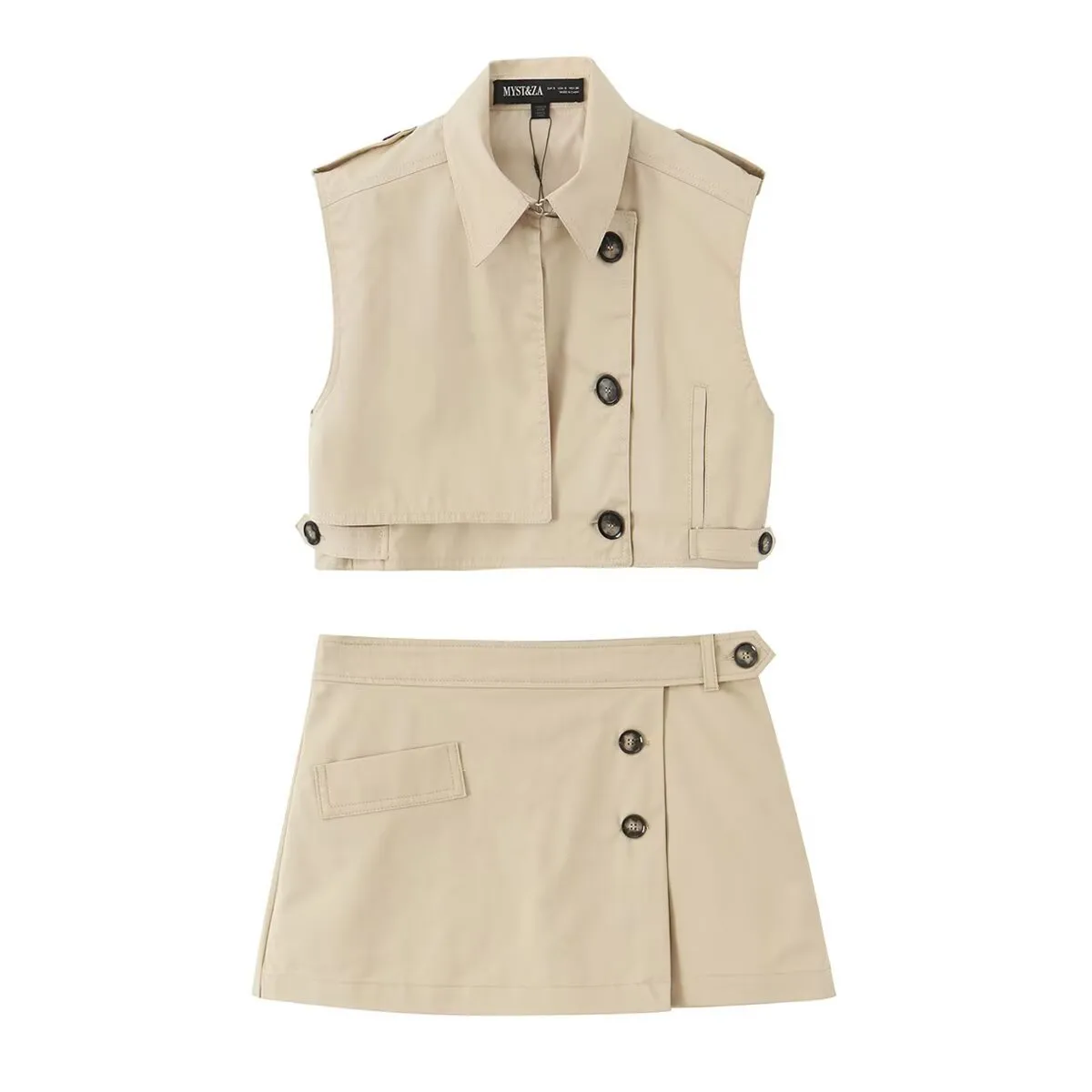 Holiday Banquet Travel Women's Casual Simple Style Streetwear Solid Color Spandex Polyester Skirt Co-ord Set Shorts Sets display picture 1