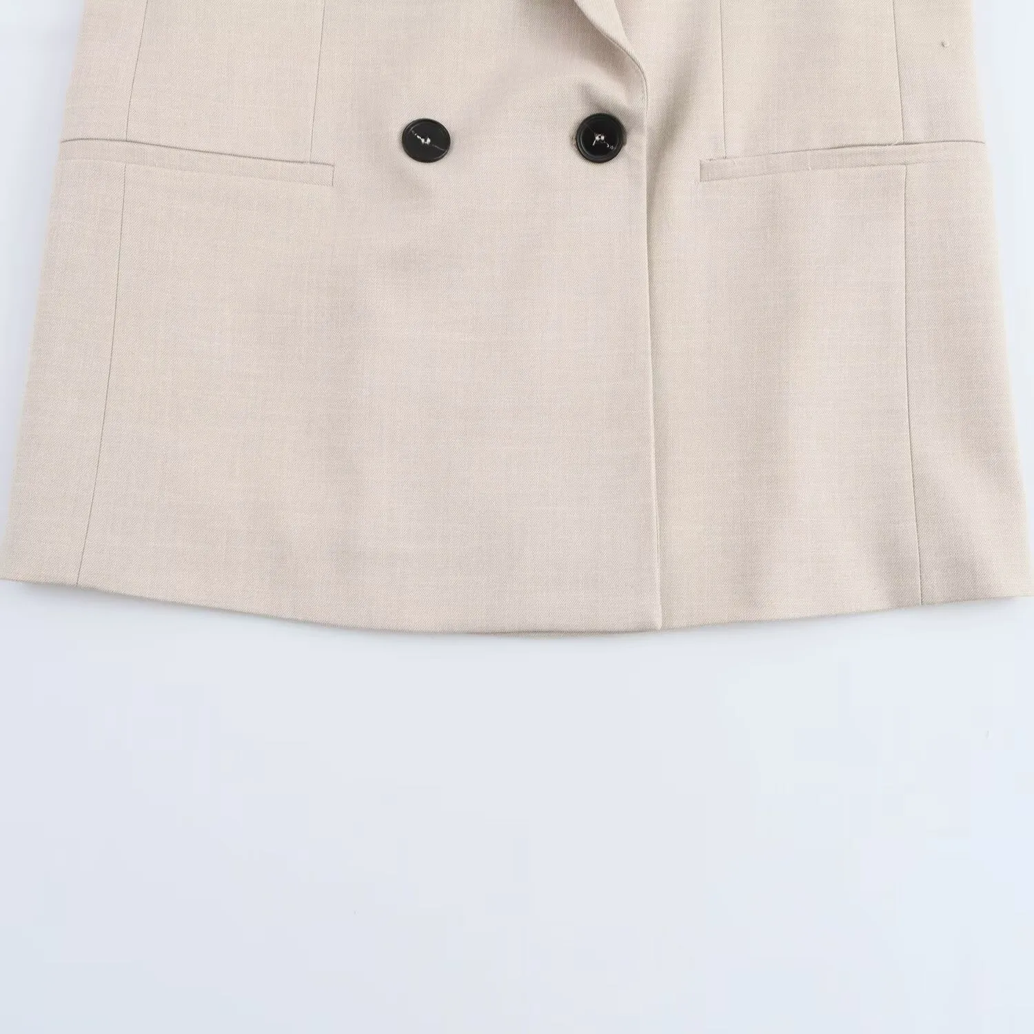 Holiday Banquet Travel Women's Casual Simple Style Streetwear Solid Color Spandex Polyester Blazer Suits Co-ord Set Shorts Sets display picture 5