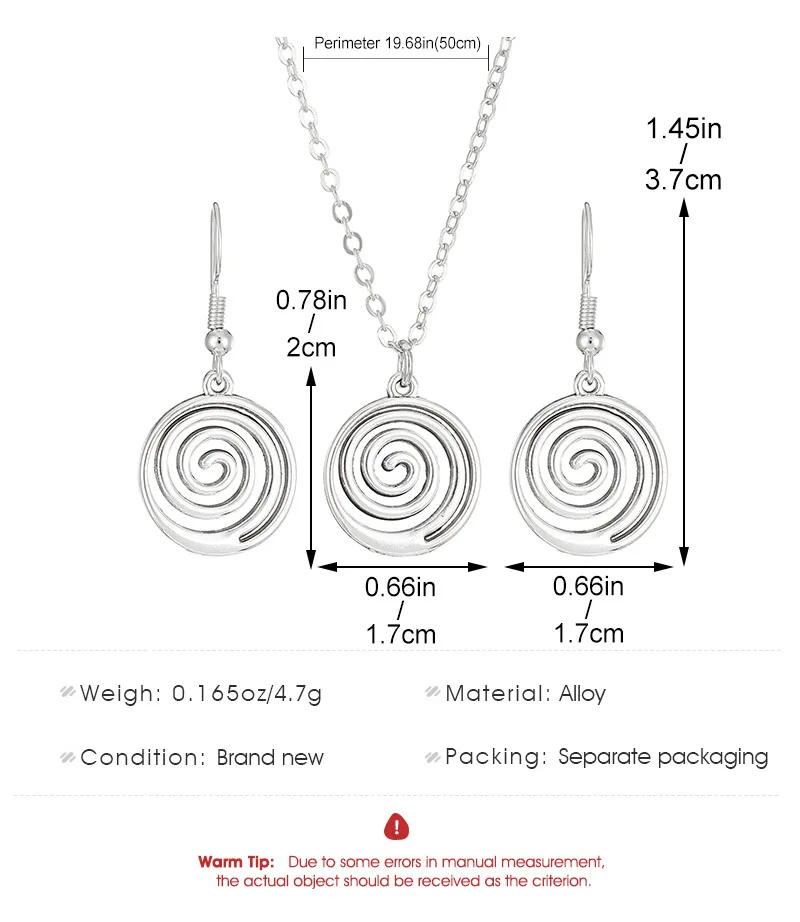 Elegant Spiral 304 Stainless Steel Alloy Plating Women's Jewelry Set display picture 3