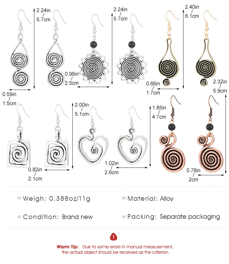 Elegant Spiral 304 Stainless Steel Alloy Plating Women's Jewelry Set display picture 5