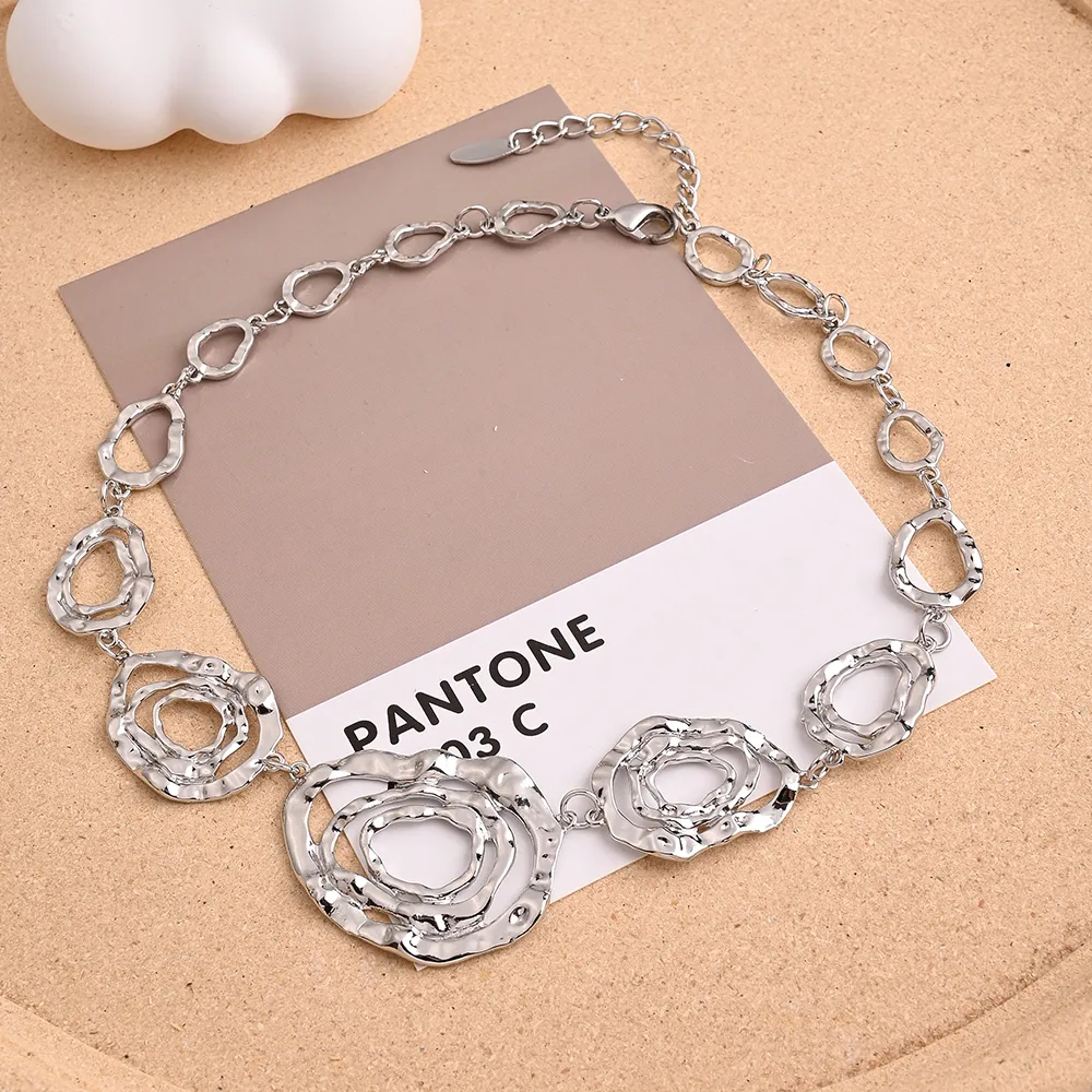 IG Style Casual Round Red Heart Copper Polishing Plating 18K Gold Plated White Gold Plated Women's Pendant Necklace display picture 4