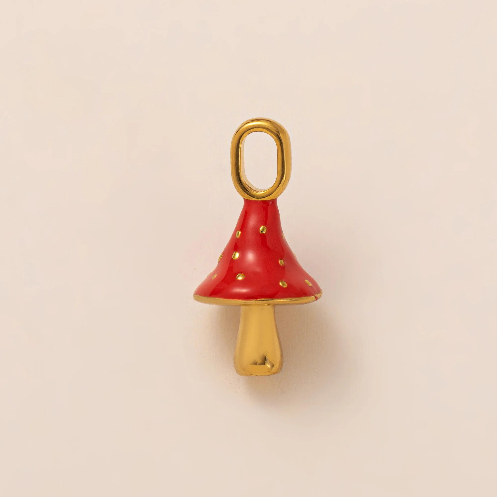 Vintage Style Classic Style Pearl Mushroom Boots 304 Stainless Steel Zircon 18K Gold Plated DIY Jewelry Accessories display picture 10
