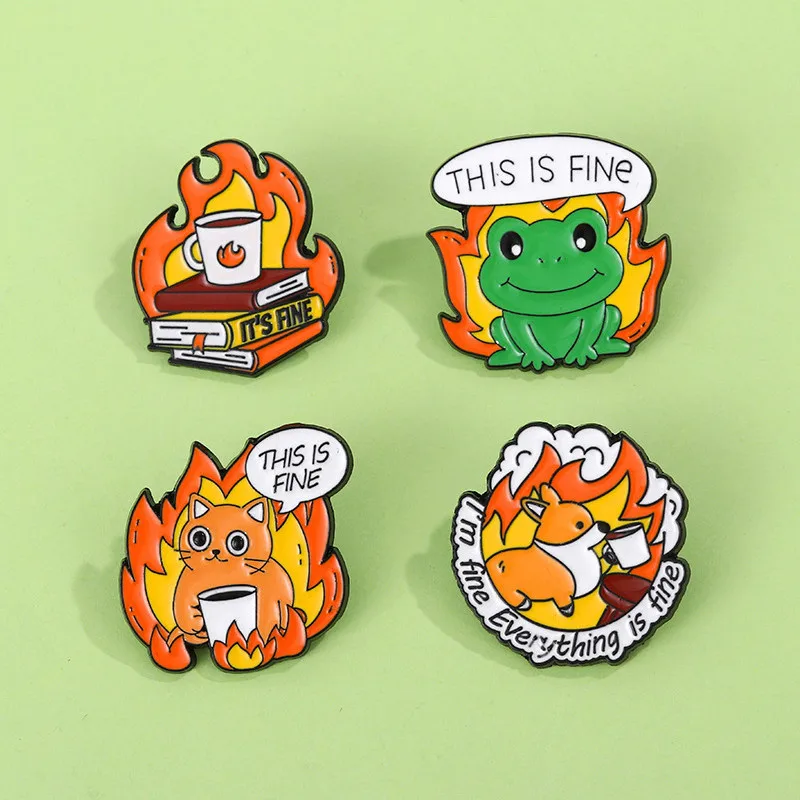 Cartoon Style Cute Streetwear Cartoon Frog Alloy Stamping Stoving Varnish Plating Unisex Brooches display picture 8