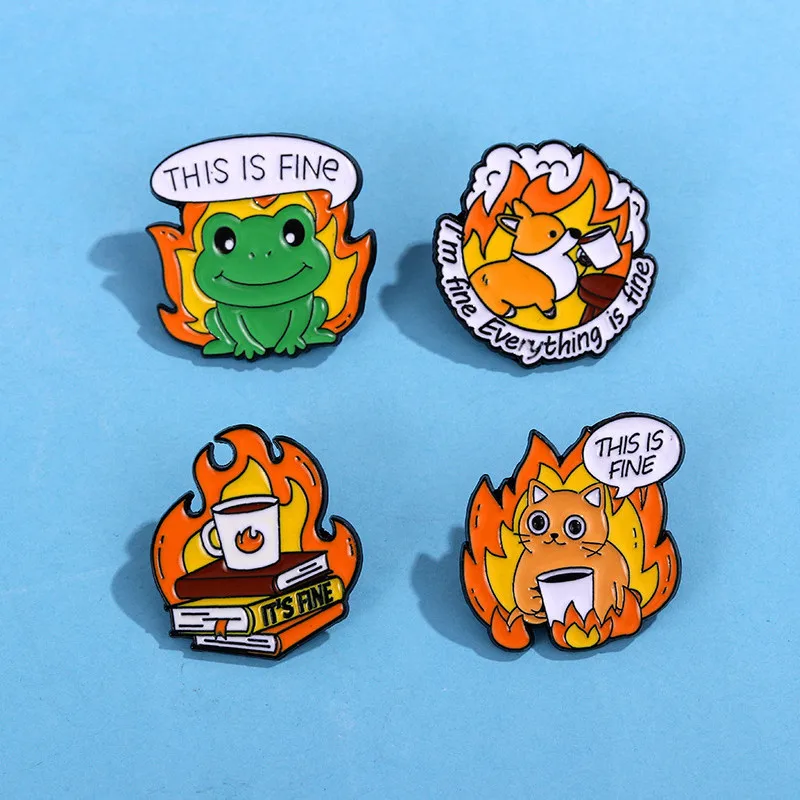 Cartoon Style Cute Streetwear Cartoon Frog Alloy Stamping Stoving Varnish Plating Unisex Brooches display picture 9