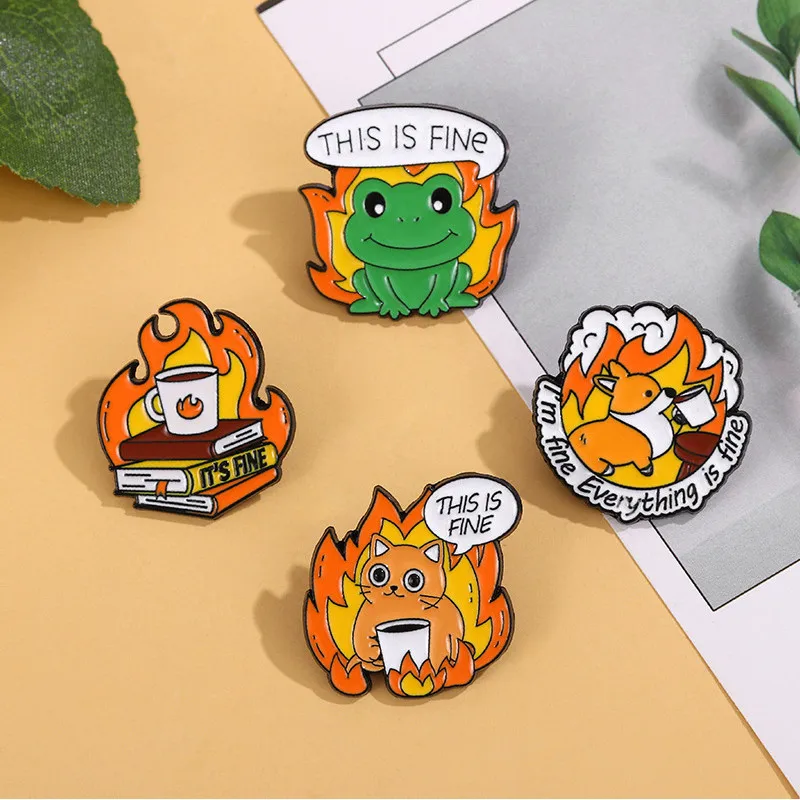 Cartoon Style Cute Streetwear Cartoon Frog Alloy Stamping Stoving Varnish Plating Unisex Brooches display picture 4
