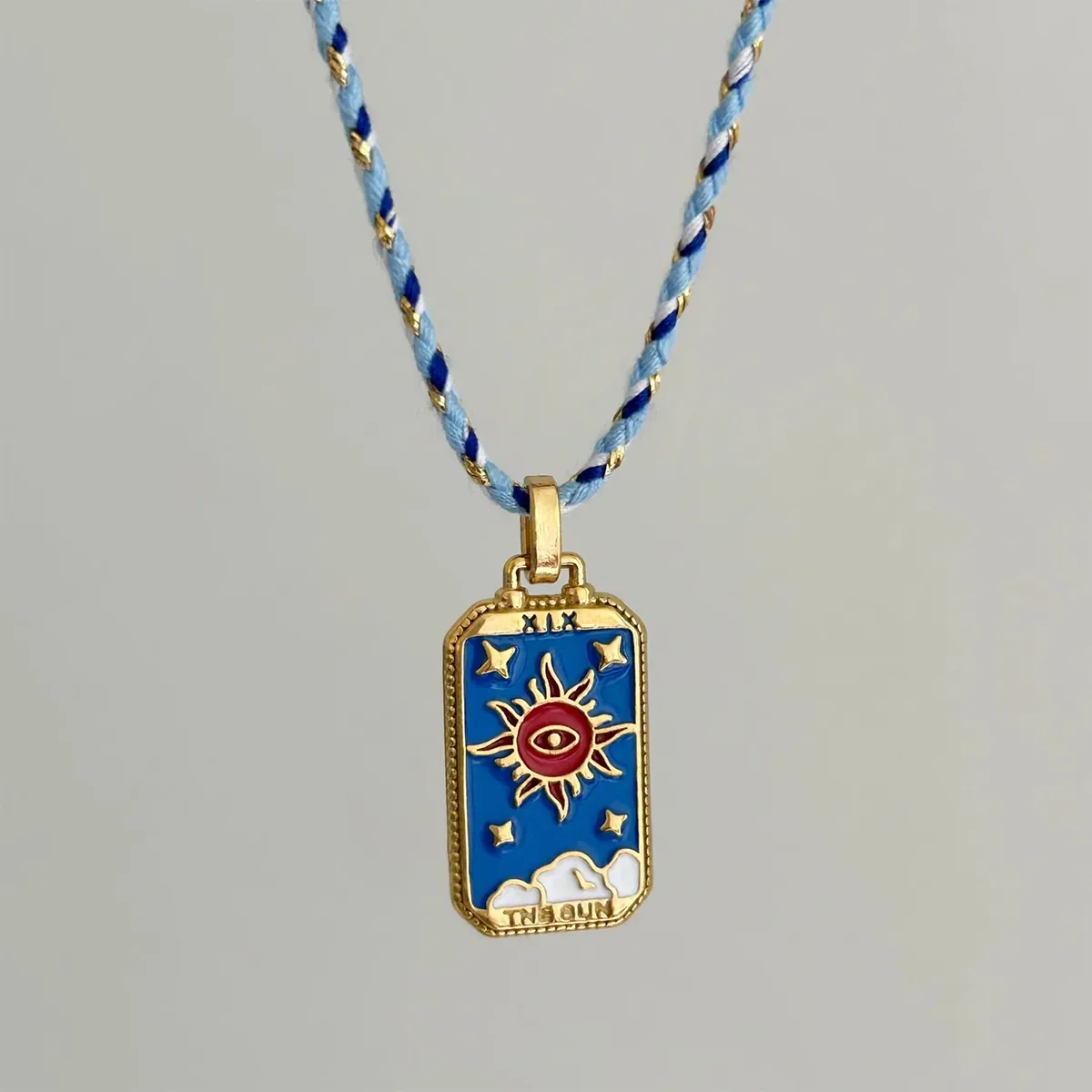 Elegant Vintage Style Geometric Heart Shape 304 Stainless Steel Enamel 18K Gold Plated Valentine'S Day Women's Pendant Necklace display picture 6