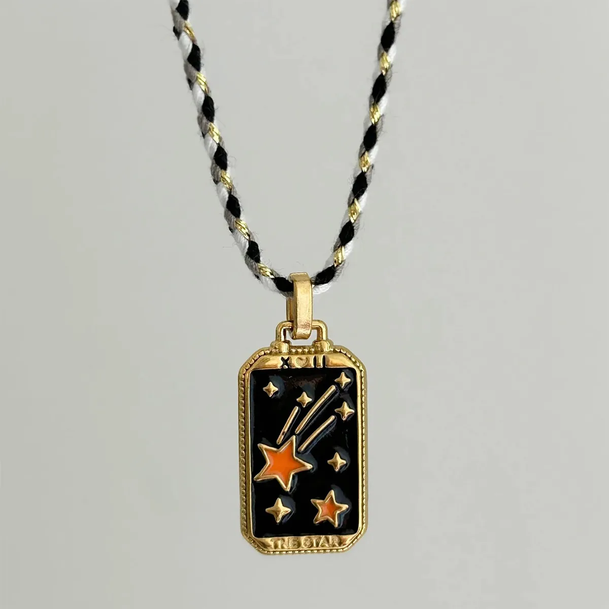 Elegant Vintage Style Geometric Heart Shape 304 Stainless Steel Enamel 18K Gold Plated Valentine'S Day Women's Pendant Necklace display picture 7