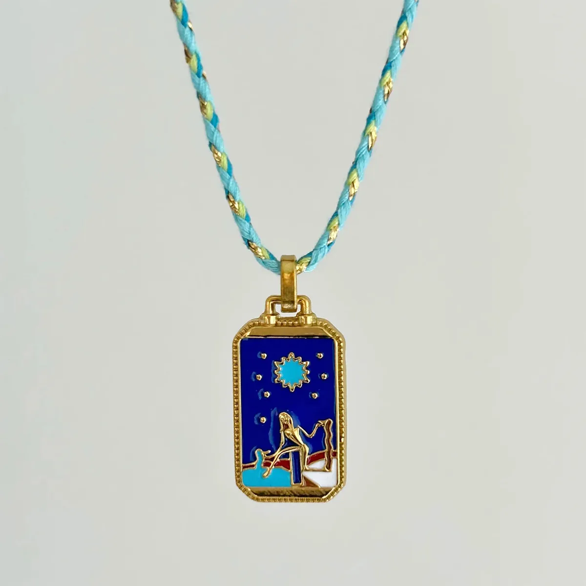 Elegant Vintage Style Geometric Heart Shape 304 Stainless Steel Enamel 18K Gold Plated Valentine'S Day Women's Pendant Necklace display picture 9