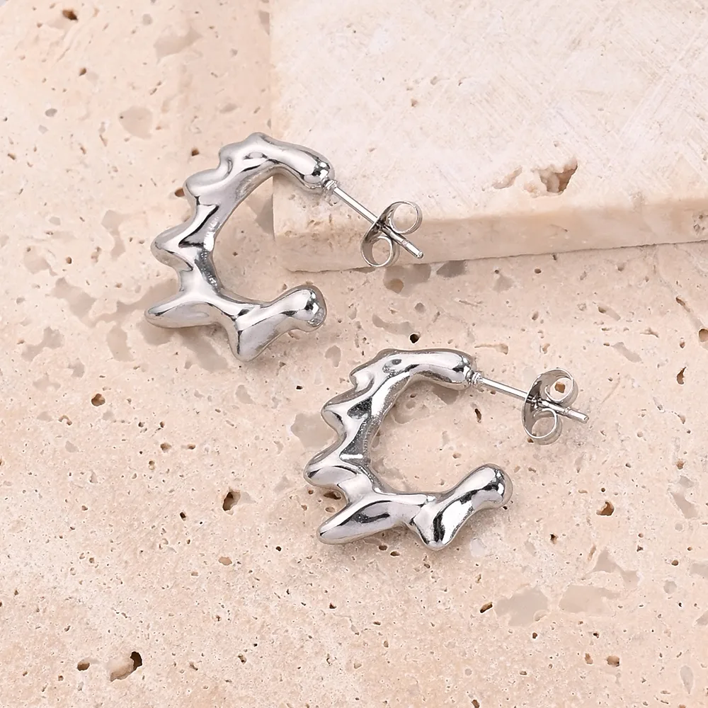 1 Pair/Package Casual Modern Style Simple Style Multicolor Sun Simple Handmade Polishing Plating 304 Stainless Steel 18K Gold Plated Colorful Plating Rose Gold Plated Ear Studs display picture 4