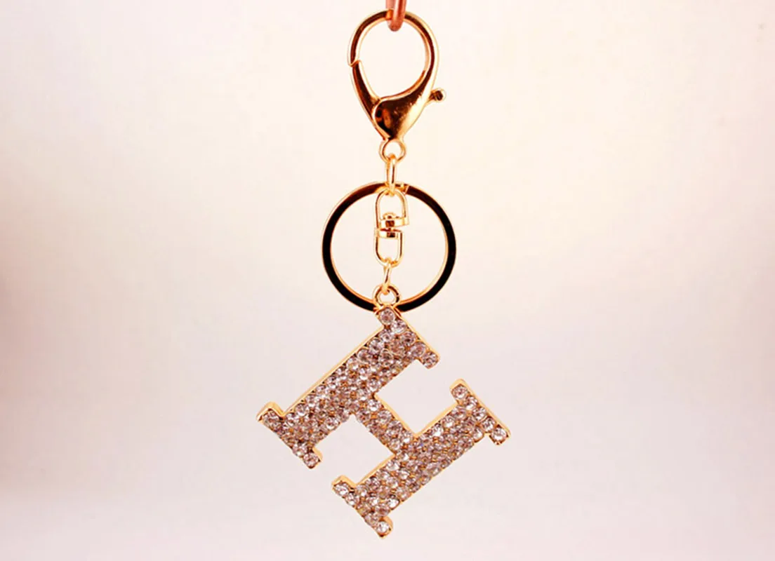 Glam Letter Alloy Unisex Lobster Trigger Clasp Closure Keychain display picture 2