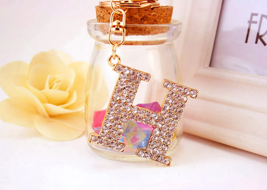 Glam Letter Alloy Unisex Lobster Trigger Clasp Closure Keychain display picture 3