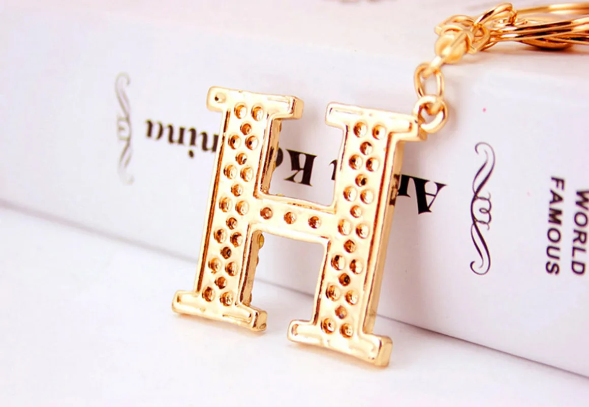 Glam Letter Alloy Unisex Lobster Trigger Clasp Closure Keychain display picture 5