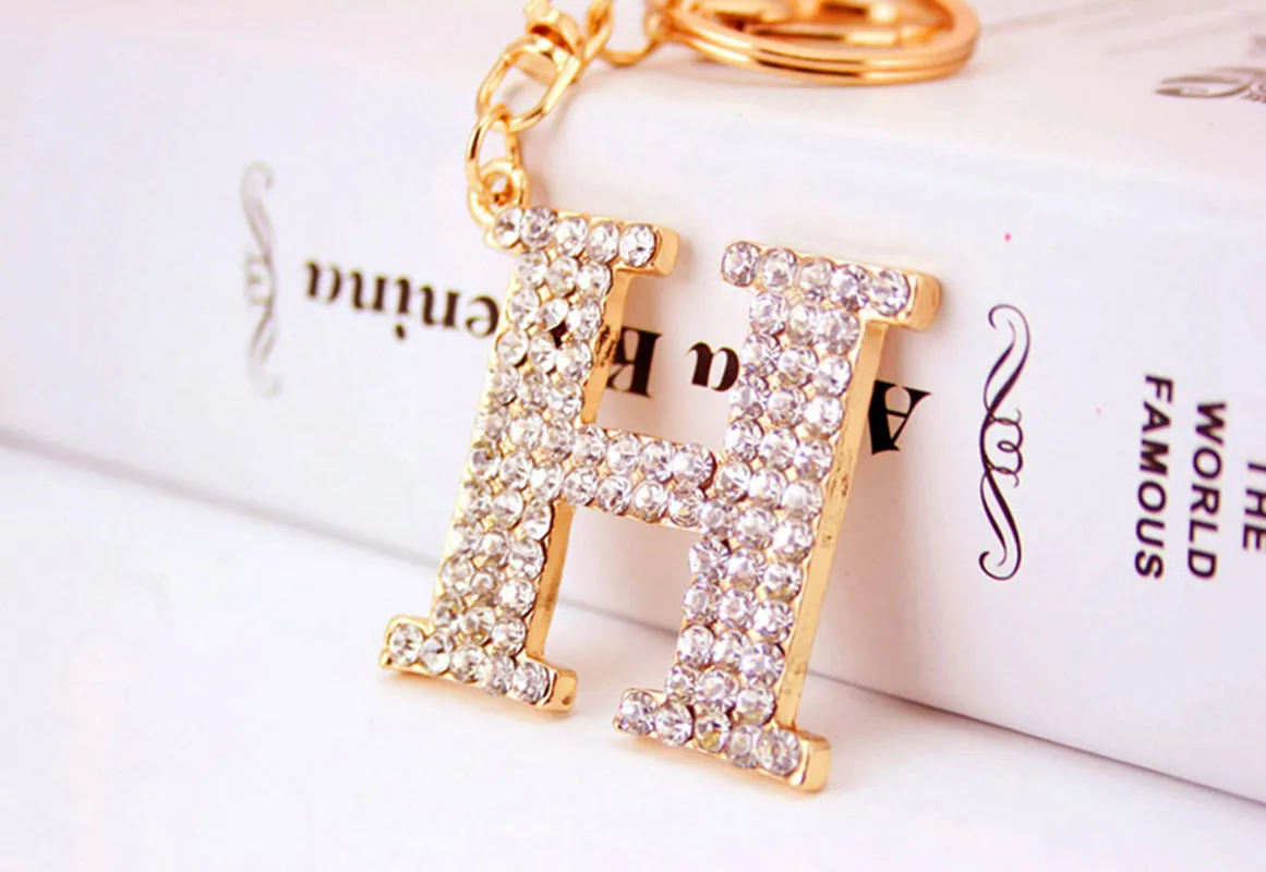 Glam Letter Alloy Unisex Lobster Trigger Clasp Closure Keychain display picture 6