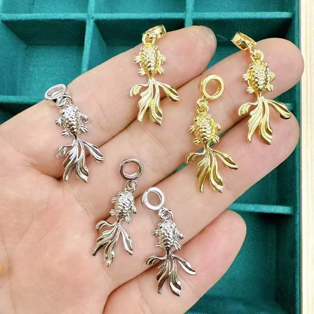 IG Style Simple Style Cross Apple Mushroom Copper Polishing Inlay Zircon 18K Gold Plated White Gold Plated DIY Jewelry Accessories display picture 3