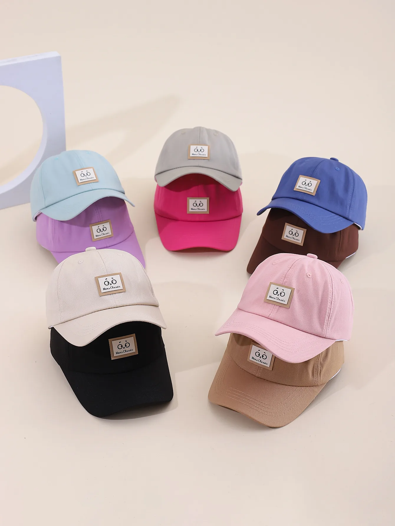 Children Unisex Casual Cute Solid Color Baseball Cap display picture 6