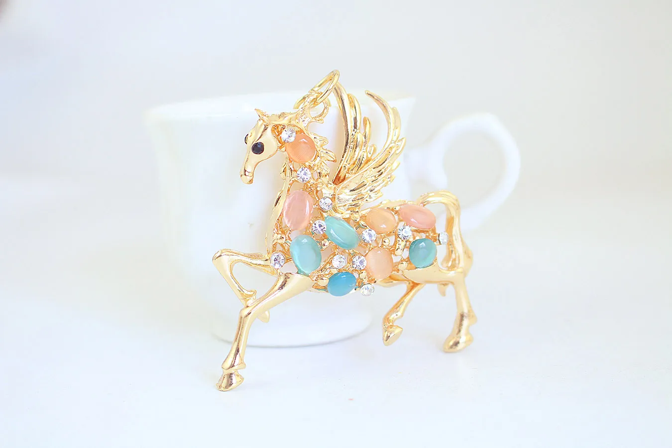 Elegant Glam Animal Horse Alloy Unisex Lobster Trigger Clasp Closure Keychain display picture 3