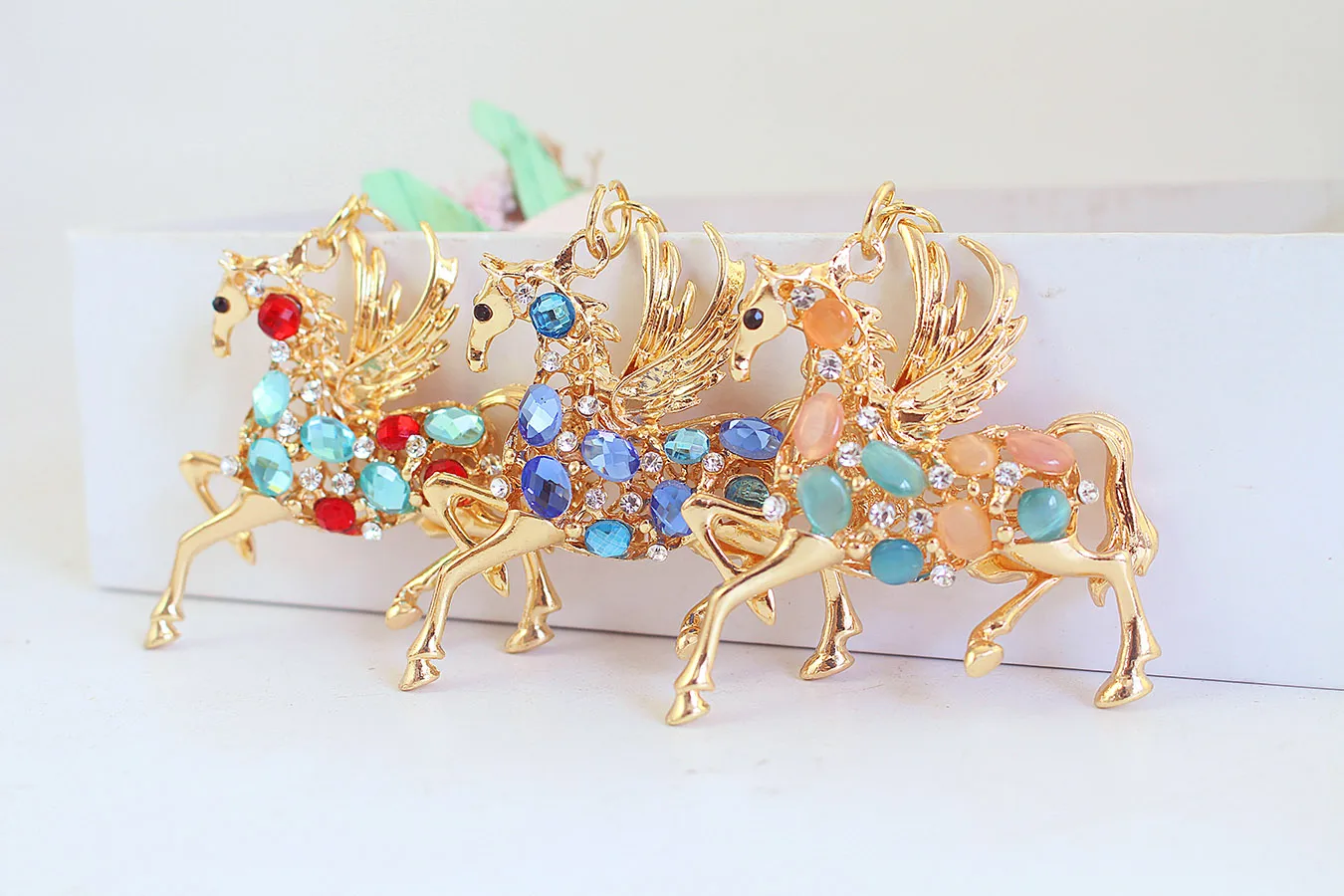 Elegant Glam Animal Horse Alloy Unisex Lobster Trigger Clasp Closure Keychain display picture 4