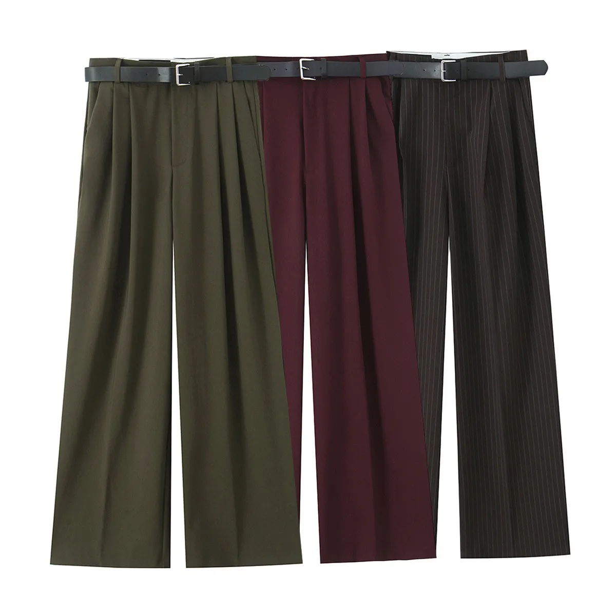 Women's Holiday Daily Selfie Casual Simple Style Streetwear Solid Color Full Length Casual Pants display picture 3
