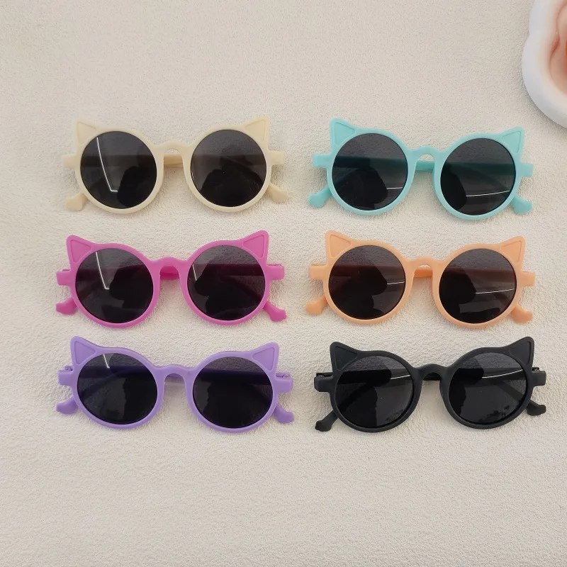 Sweet Simple Style Solid Color Resin Special-Shaped Mirror Full Frame Glasses display picture 1
