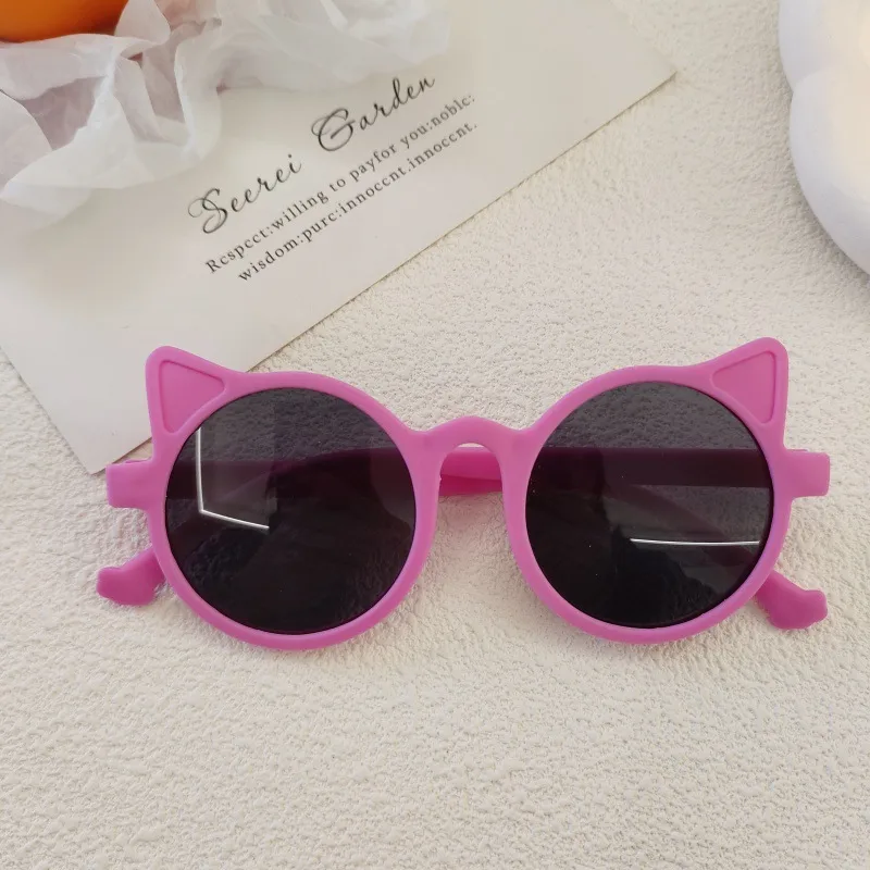Sweet Simple Style Solid Color Resin Special-Shaped Mirror Full Frame Glasses display picture 7