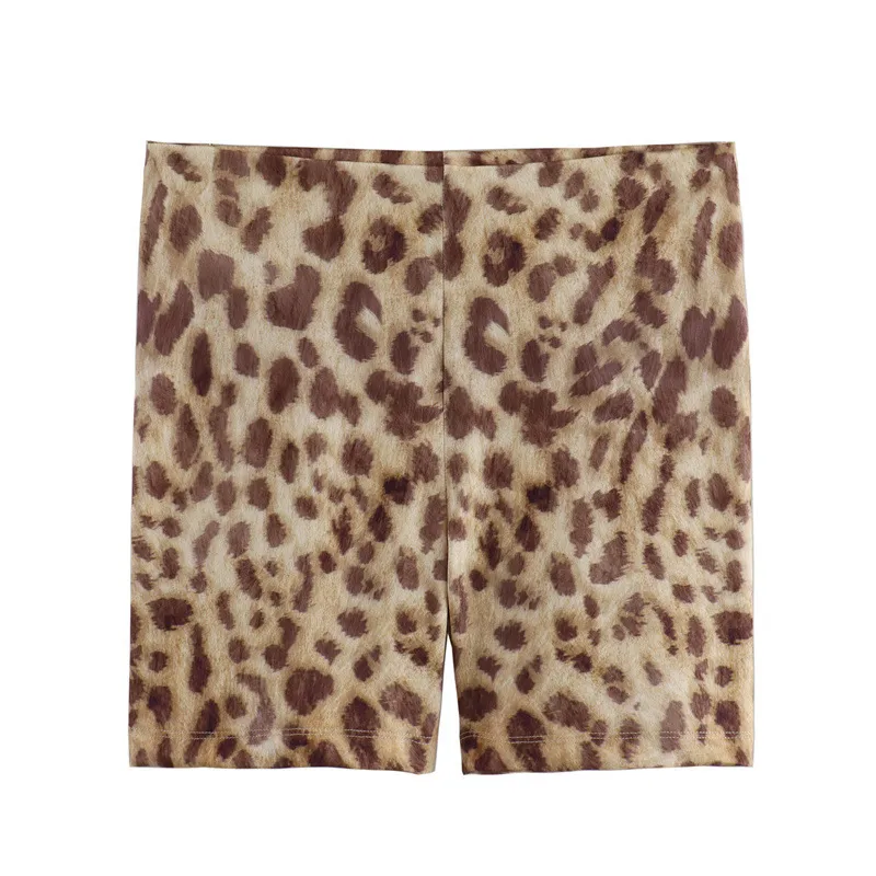 Holiday Daily Selfie Women's Casual Elegant Streetwear Leopard Polyester Shorts Co-ord Set Shorts Sets display picture 4