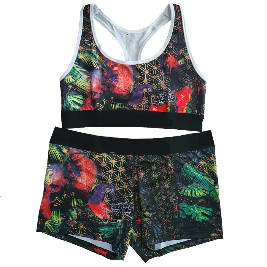Holiday Women's Streetwear Camouflage Spandex Polyester Shorts Co-ord Set Shorts Sets display picture 3