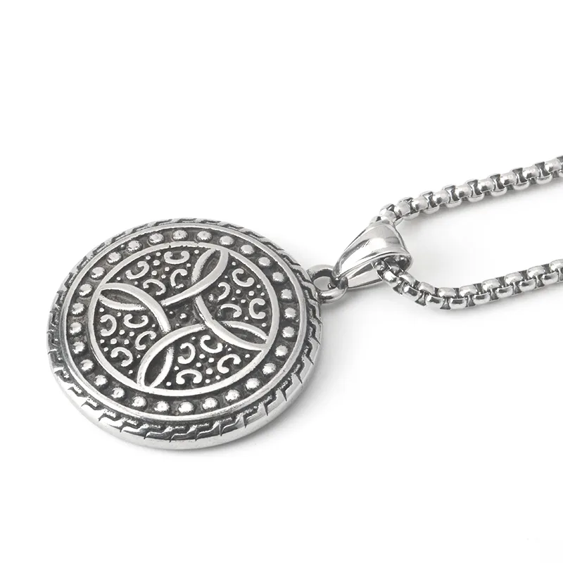 Hip-Hop Rock Punk Geometric Titanium Steel Unisex Pendant Necklace display picture 5