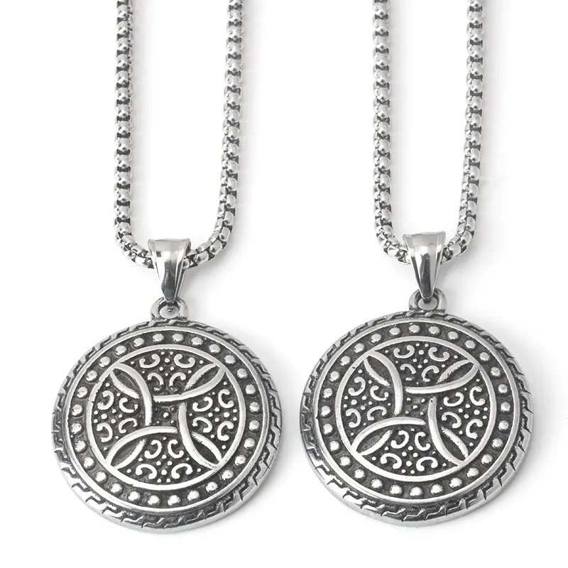 Hip-Hop Rock Punk Geometric Titanium Steel Unisex Pendant Necklace display picture 6