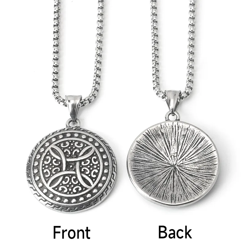 Hip-Hop Rock Punk Geometric Titanium Steel Unisex Pendant Necklace display picture 4