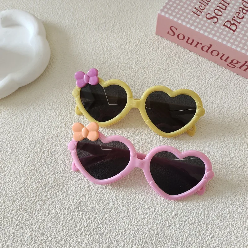 Sweet Simple Style Heart Shape Resin Special-Shaped Mirror Full Frame Glasses display picture 4