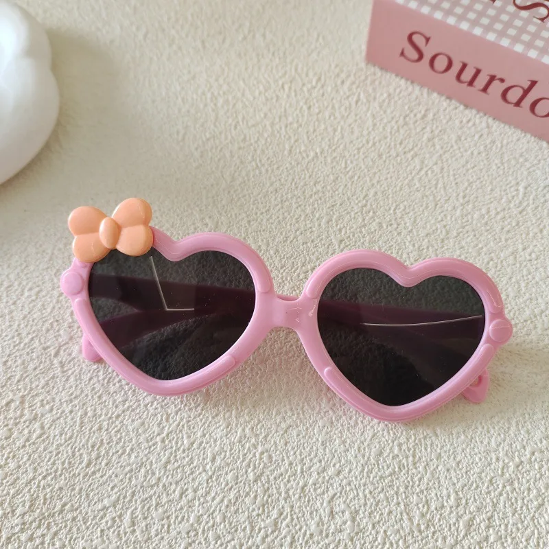 Sweet Simple Style Heart Shape Resin Special-Shaped Mirror Full Frame Glasses display picture 6