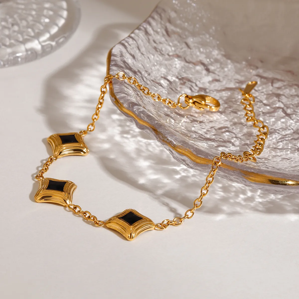 Basic Classic Style Commute Geometric 316 Stainless Steel  Women's Bracelets Earrings Necklace display picture 15
