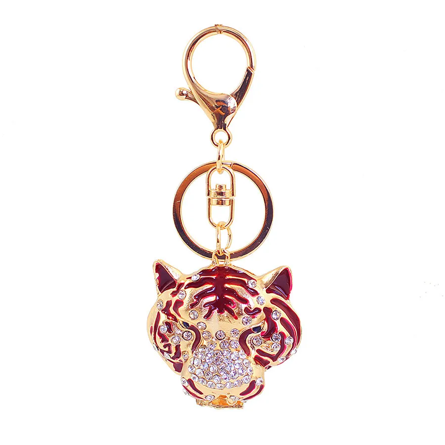 1 Piece Cute Animal Alloy Inlay Rhinestones Unisex Keychain display picture 6
