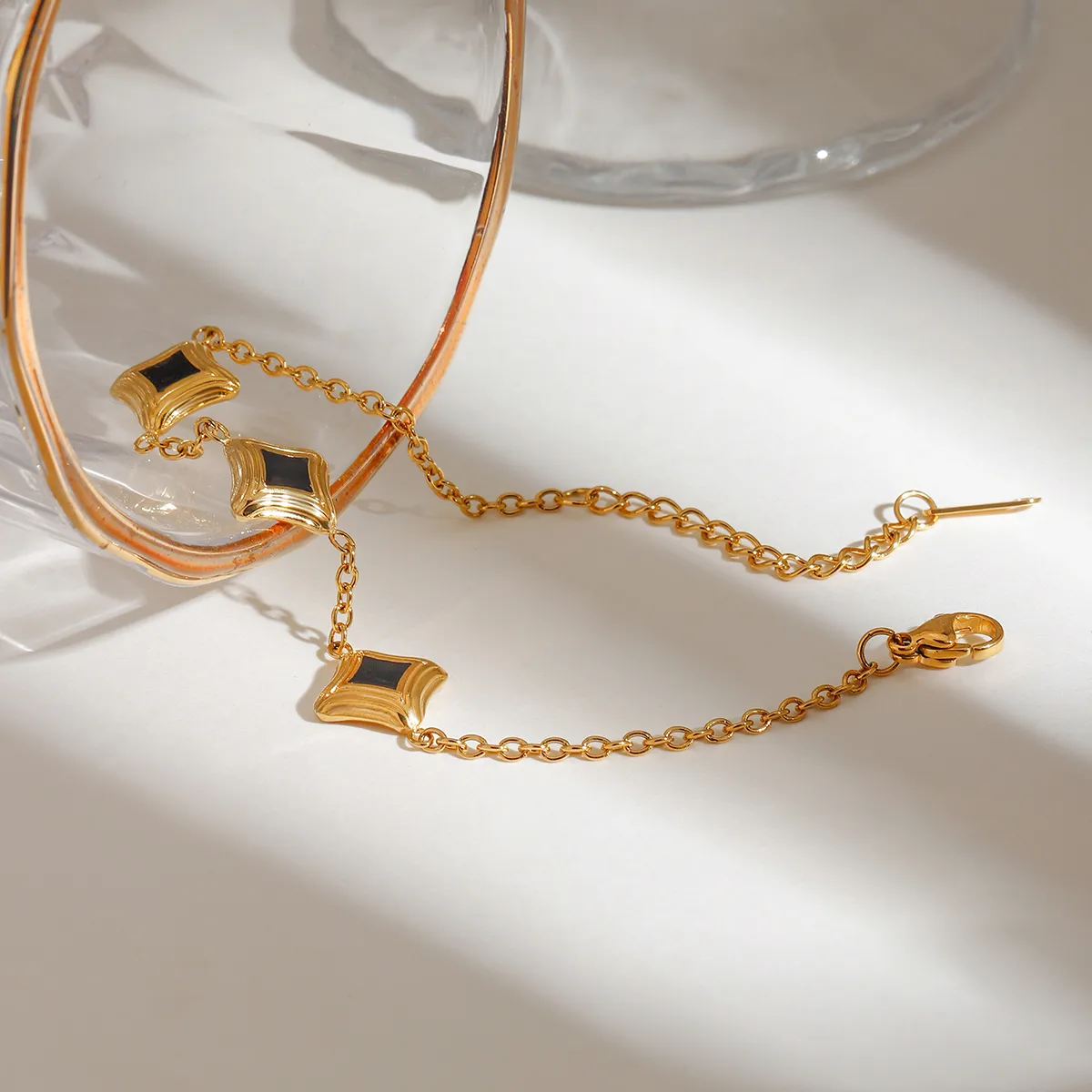Basic Classic Style Commute Geometric 316 Stainless Steel  Women's Bracelets Earrings Necklace display picture 16